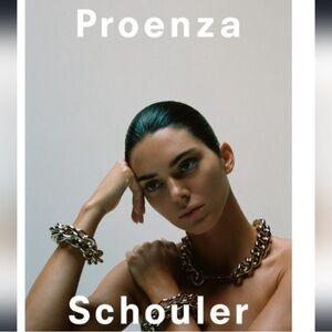 Proenza Schouler's luxury Red T-shirt Sz Large